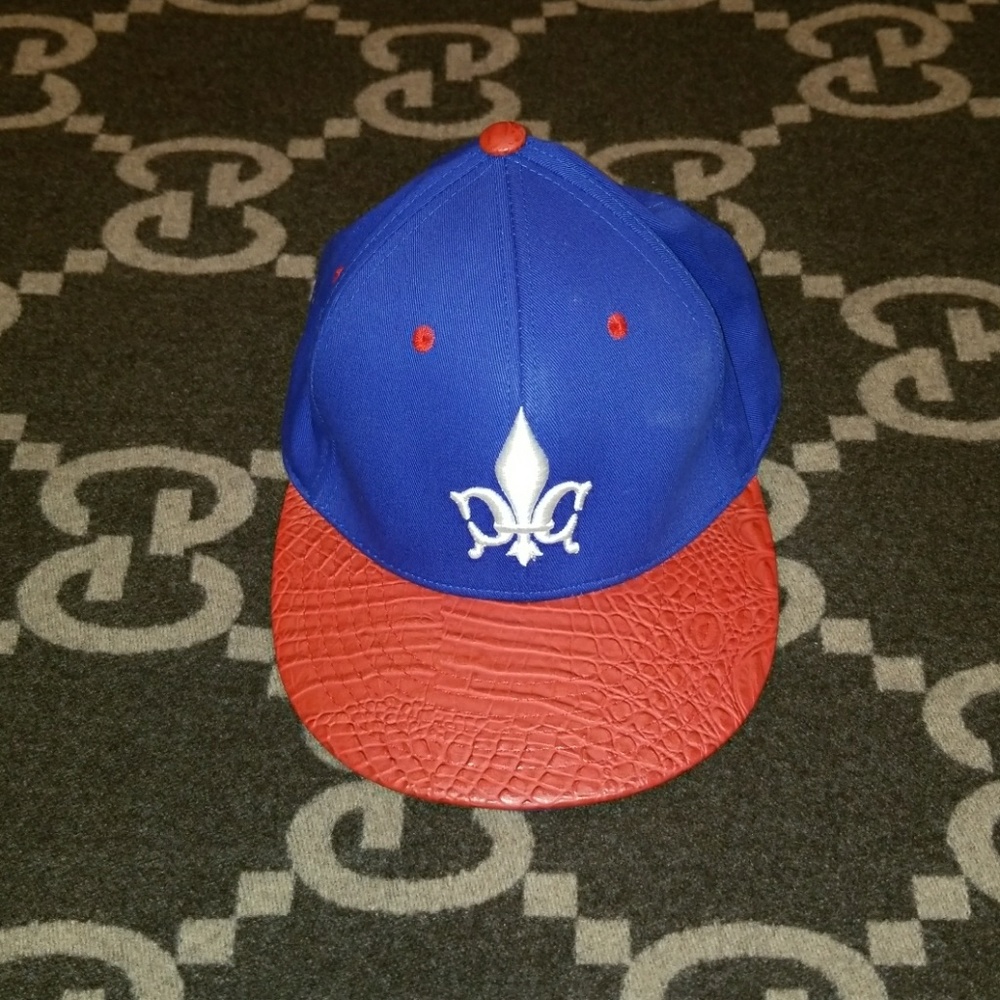 Colour Couture Red Snake Skin Hat